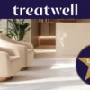 Σήμα Treatwell Top Rated 2026, που απονέμεται με βάση τις αξιολογήσεις πελατών, στη φωτεινή υποδοχή ενός καταστήματος με κρεμ πολυθρόνες και φυτά